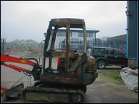 Kubota KX61 Extensive fire damage